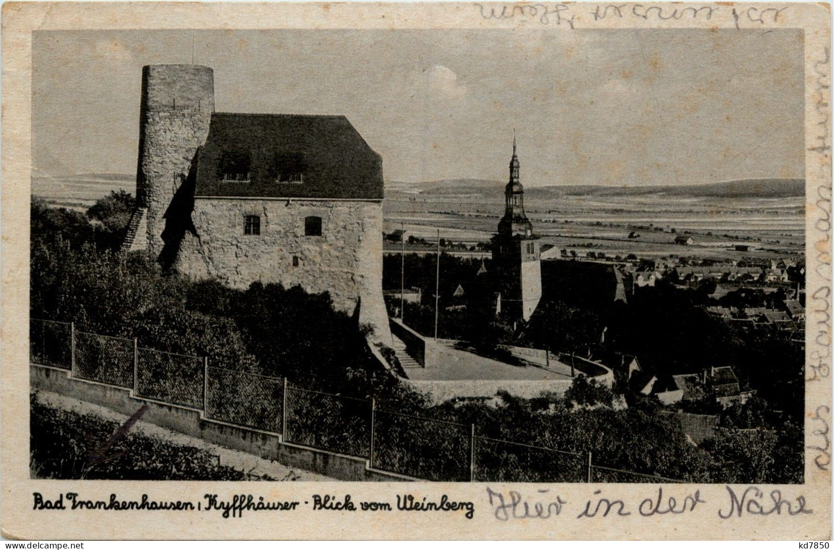 Kyffhäuser/Thür. - Bad Frankenhausen - Blick Vom Weinberg - Kyffhäuser