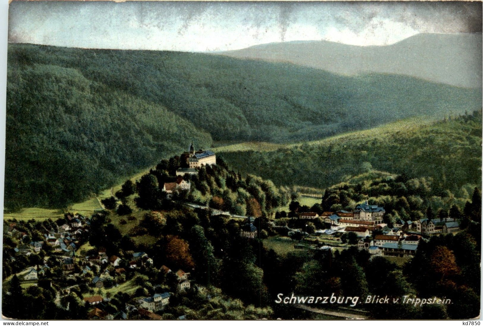 Schwarzburg/Thür. - Blick V. Trippstein - Saalfeld