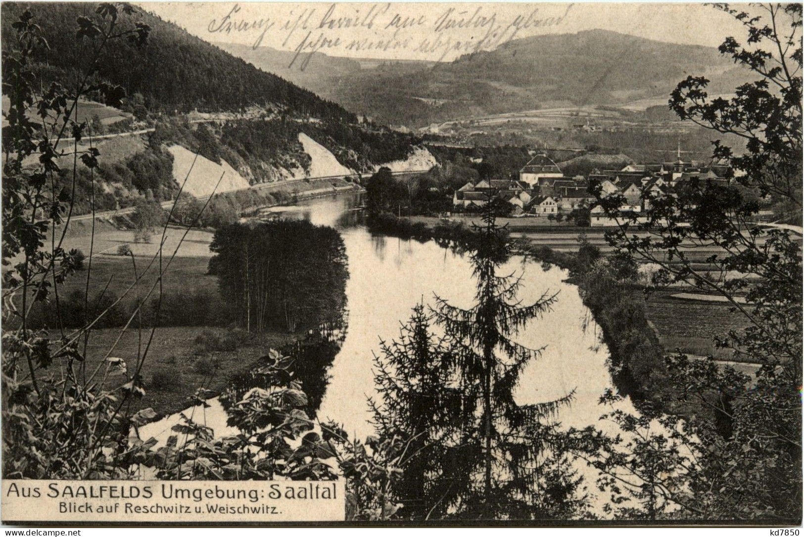 Saalfeld/Saale - Blick Auf Reschwitz U. Weischwitz - Saalfeld