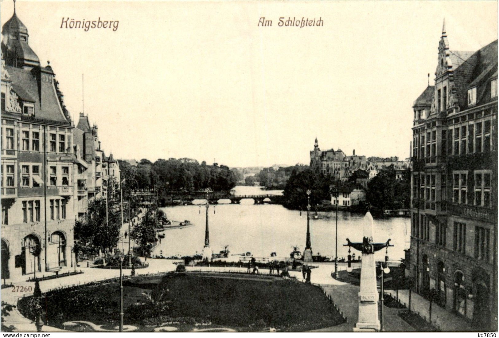 Königsberg - Am Schlossteich - Ostpreussen