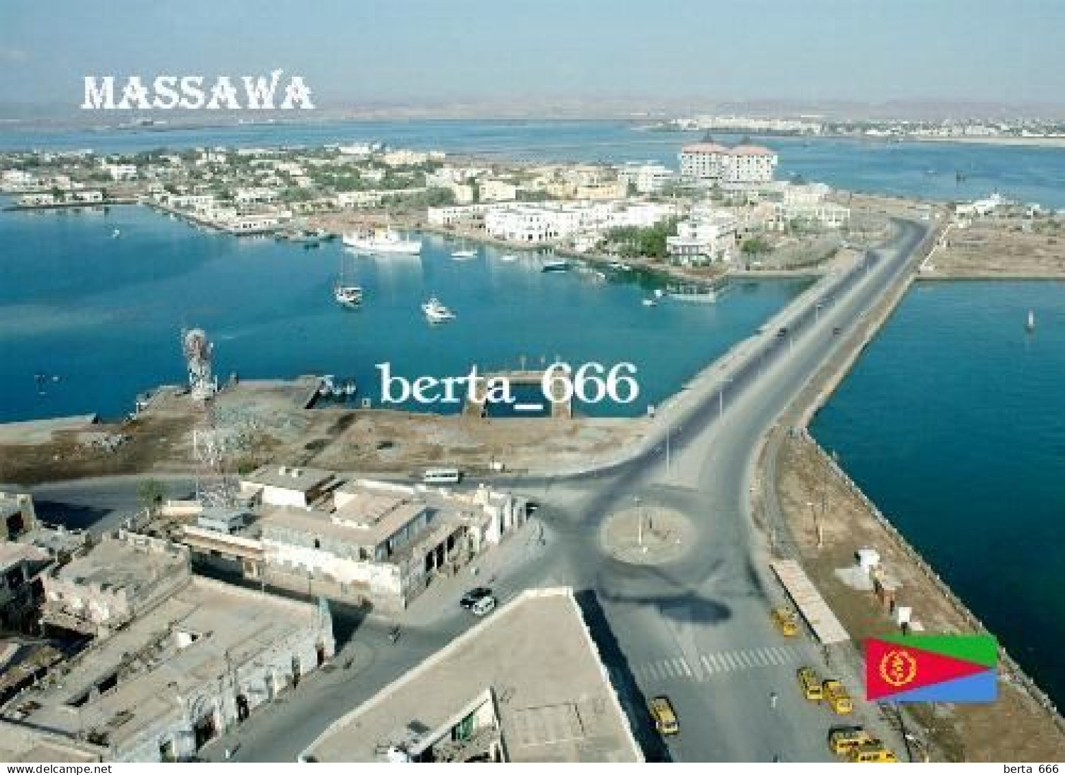 Eritrea Massawa Port New Postcard - Eritrea