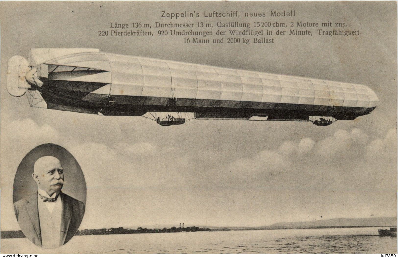 Zeppelins Luftschiff - Luchtschepen