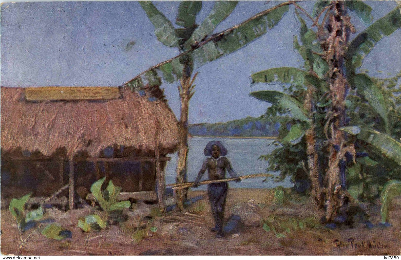 Papua In Neuguinea - Kolonialkriegerdank - Papua New Guinea