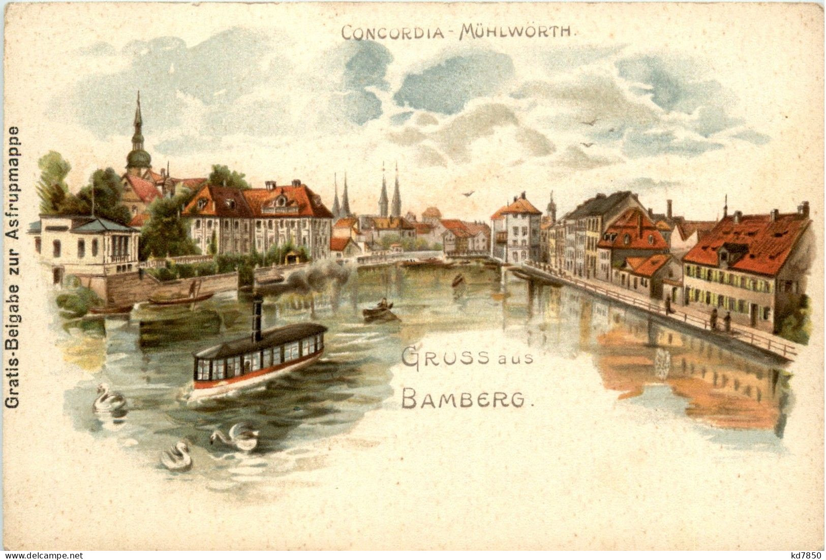 Gruss Aus Bamberg - Litho - Bamberg