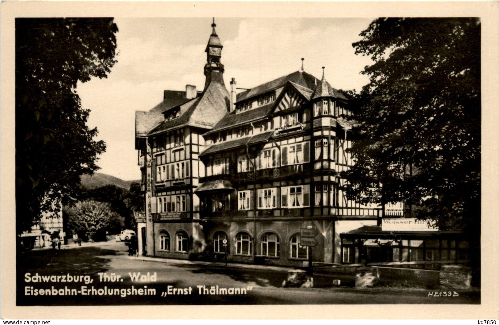 Saalfeld/Saale - Schwarzburg - Eisenbahn-Erholungsheim Ernst Thälmann - Saalfeld