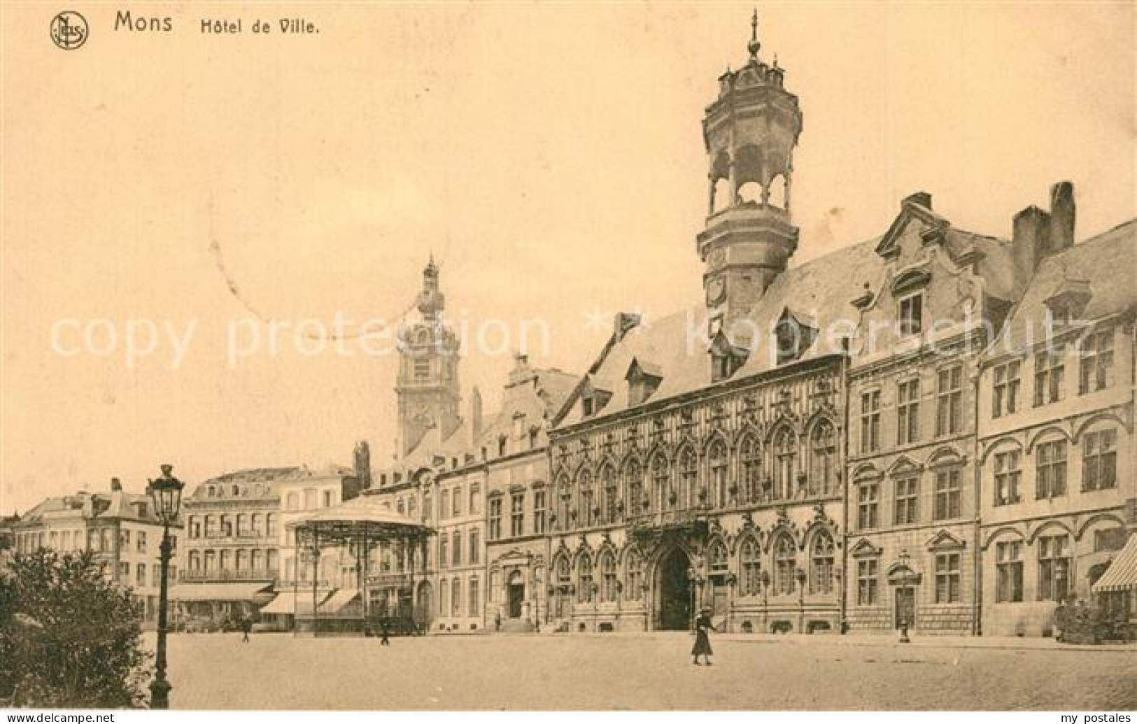 73336446 Mons Hainaut Hotel De Ville Mons Hainaut - Mons