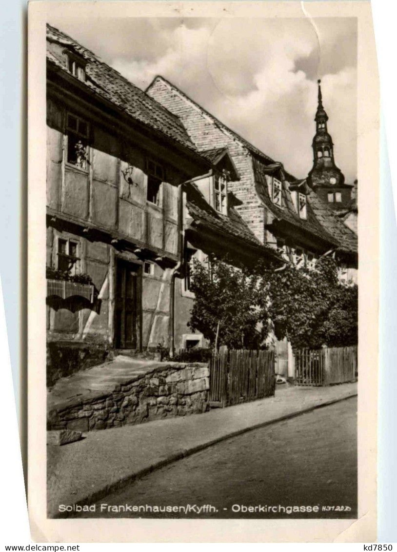 Kyffhäuser - Solbad Frankenhausen - Oberkirchgasse - Kyffhaeuser