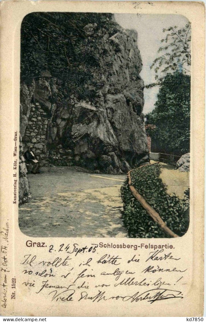 Graz/Steiermark - Schlossberg-Felspartie - Graz