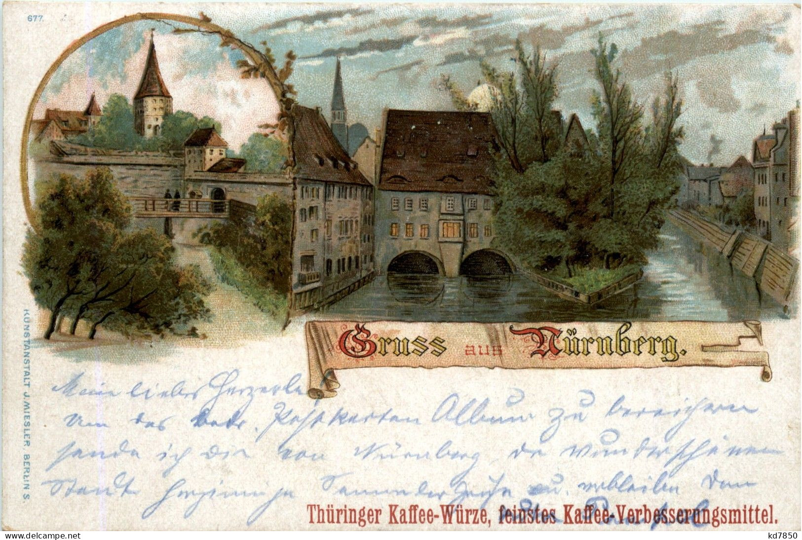 Gruss Aus Nürnberg - Litho - Nuernberg