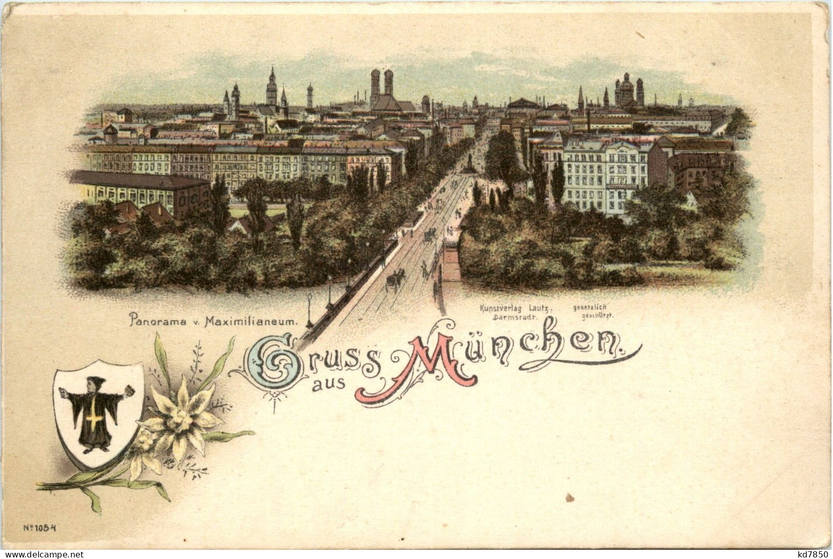 Gruss Aus München - Litho - Muenchen