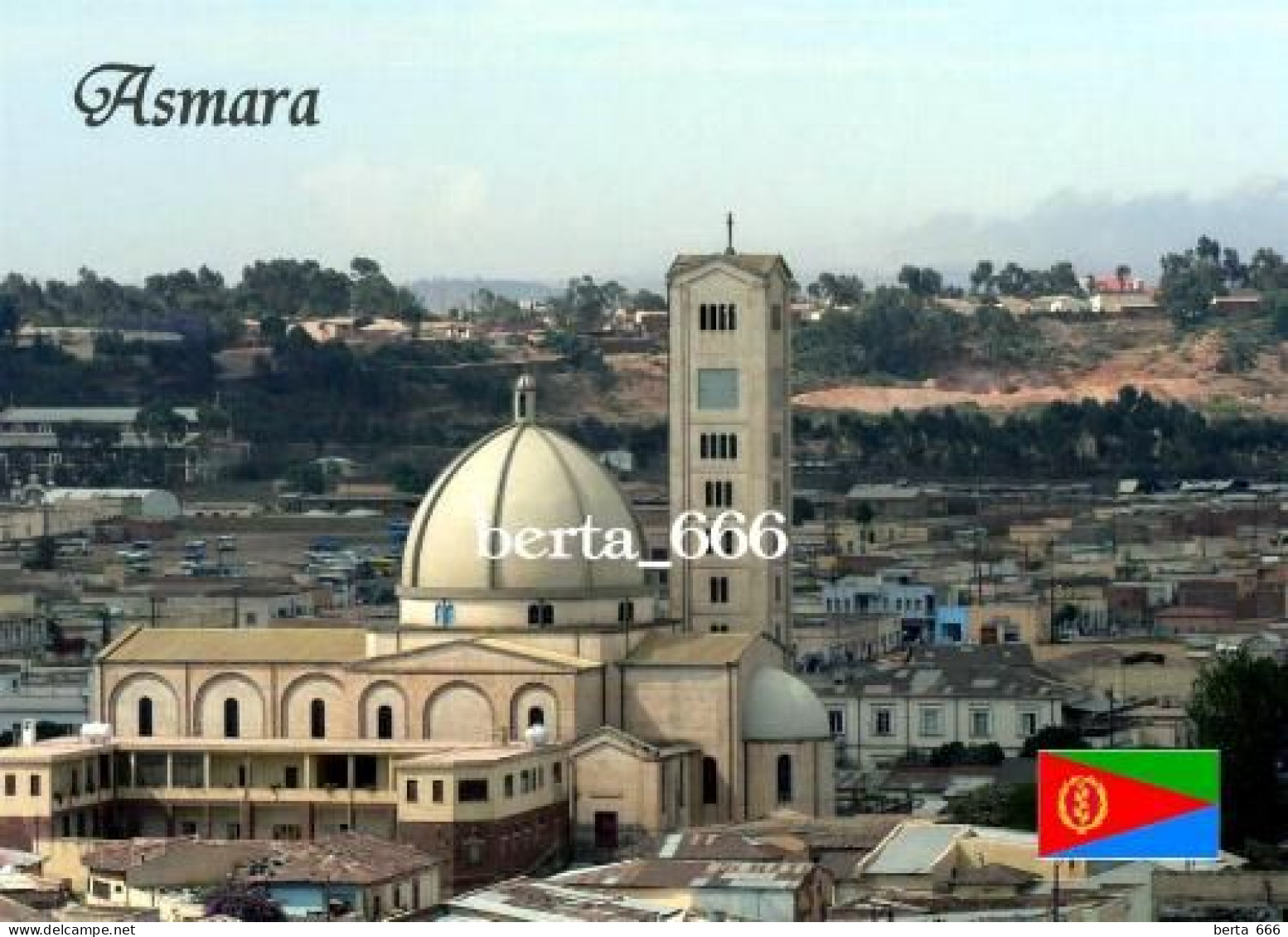 Eritrea Asmara Kidane Mehret Church New Postcard - Eritrea