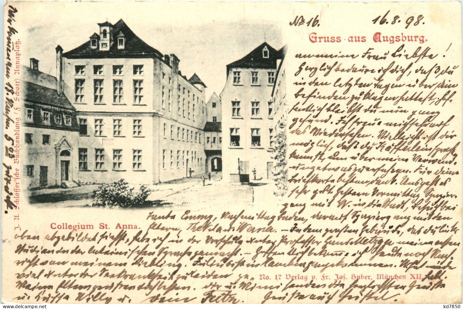 Gruss Aus Augsburg - Collegium St. Anna - Augsburg