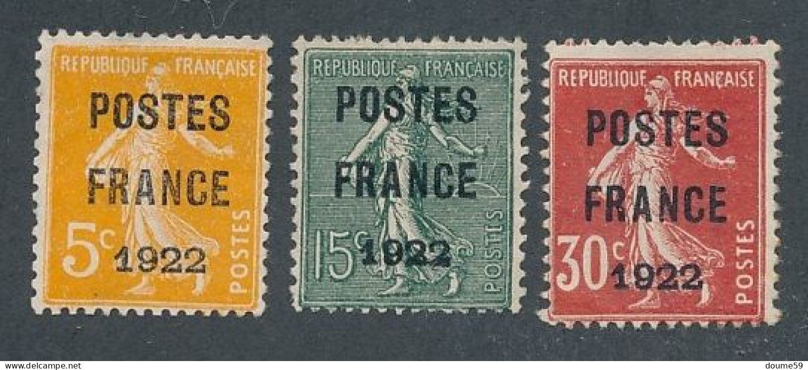 A-729: FRANCE: Préoblitérés N°36-37-38 (authenticité Non Garantie)    NSG - 1893-1947