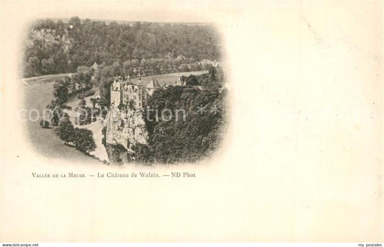 73336397 Walzin Fliegeraufnahme Vallee De La Meuse Chateau  Walzin - Otros & Sin Clasificación