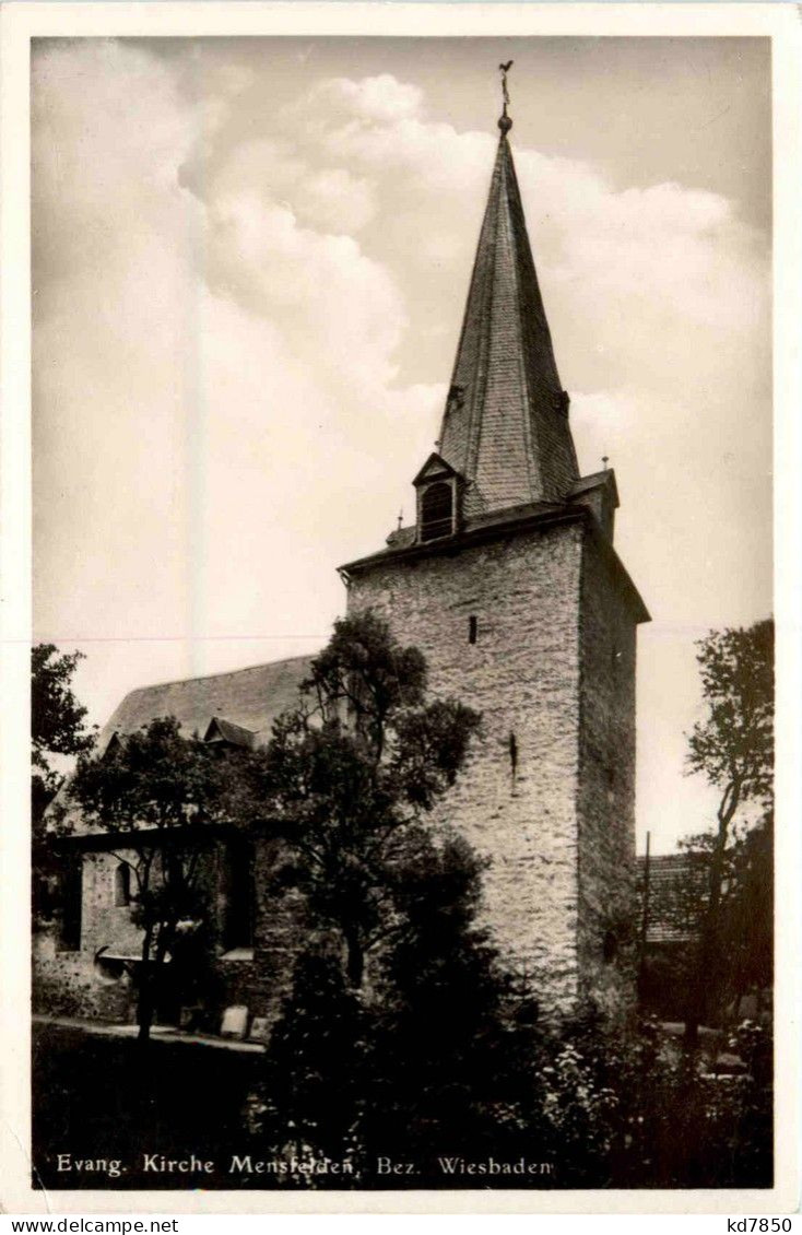 Mensfelden - Evang. Kirche - Wiesbaden