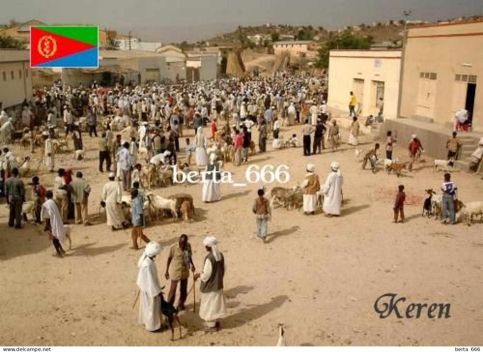 Eritrea Keren Market New Postcard - Eritrea