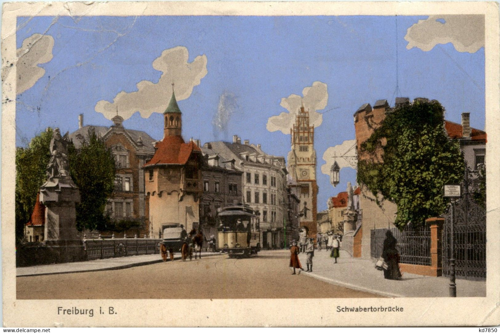 Freiburg - Schwabertorbrücke - Freiburg I. Br.