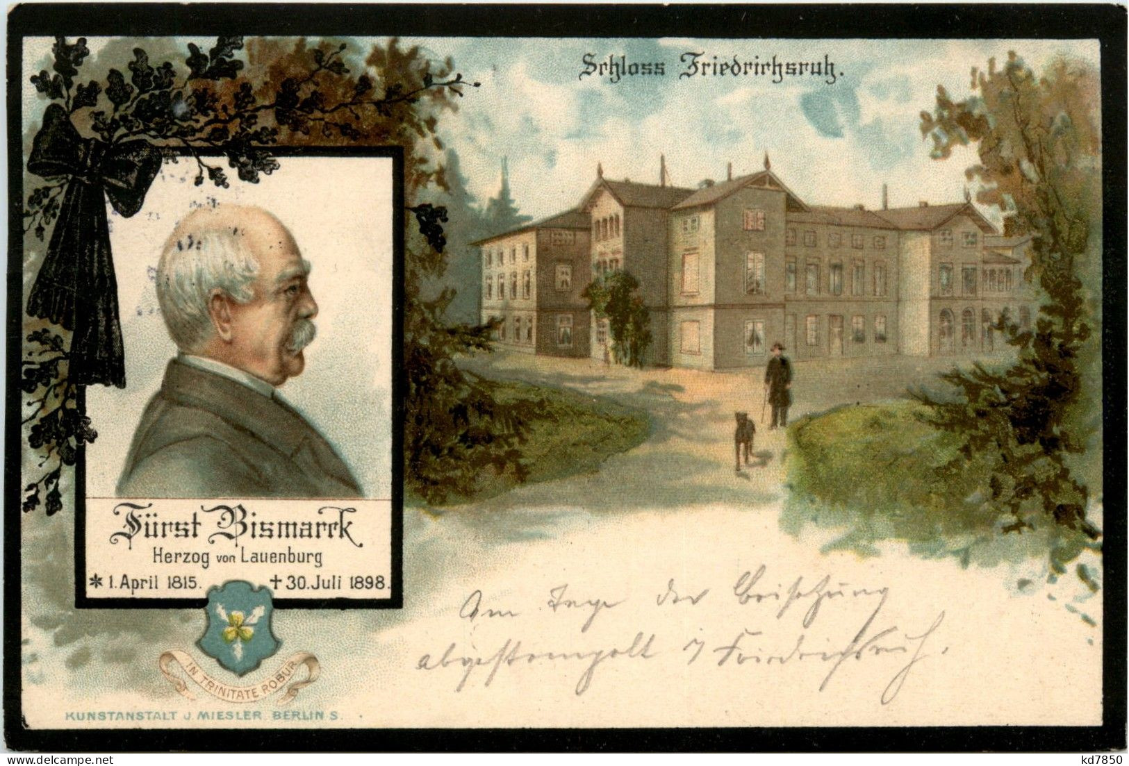 Friedrichsruh - Bismarck - Litho - Lauenburg
