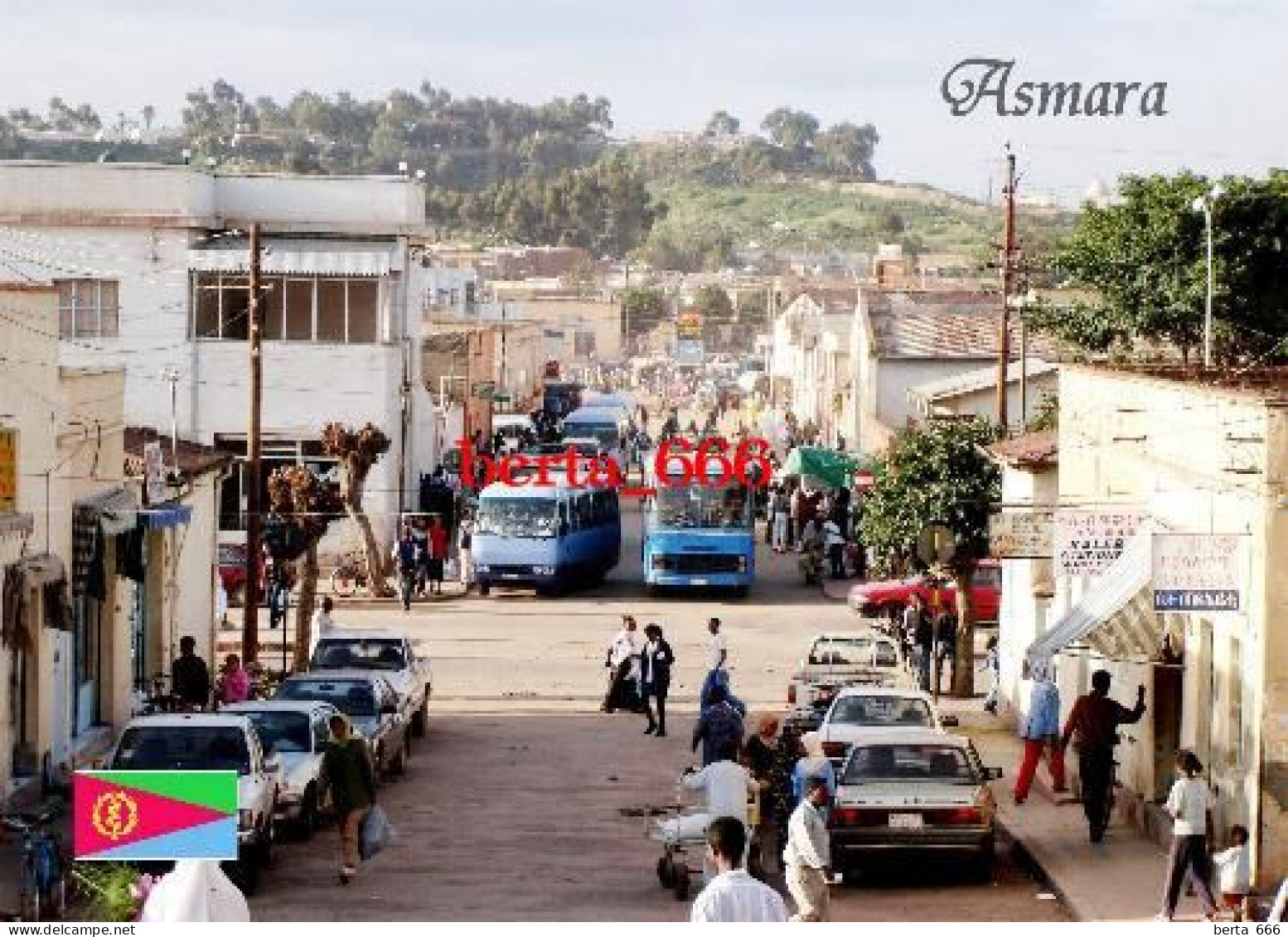 Eritrea Asmara Street Life New Postcard - Eritrea