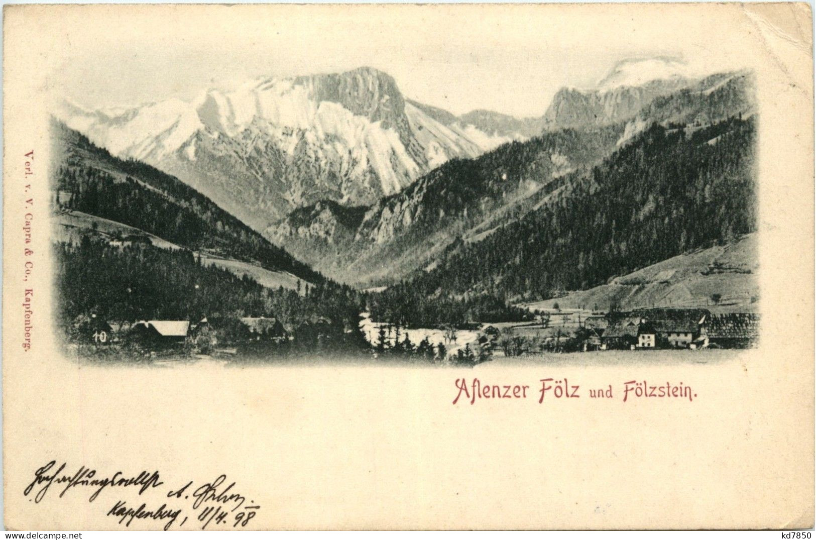 Aflenz/Steiermark - Aflenzer Fölz Und Fölzstein - Alfenz