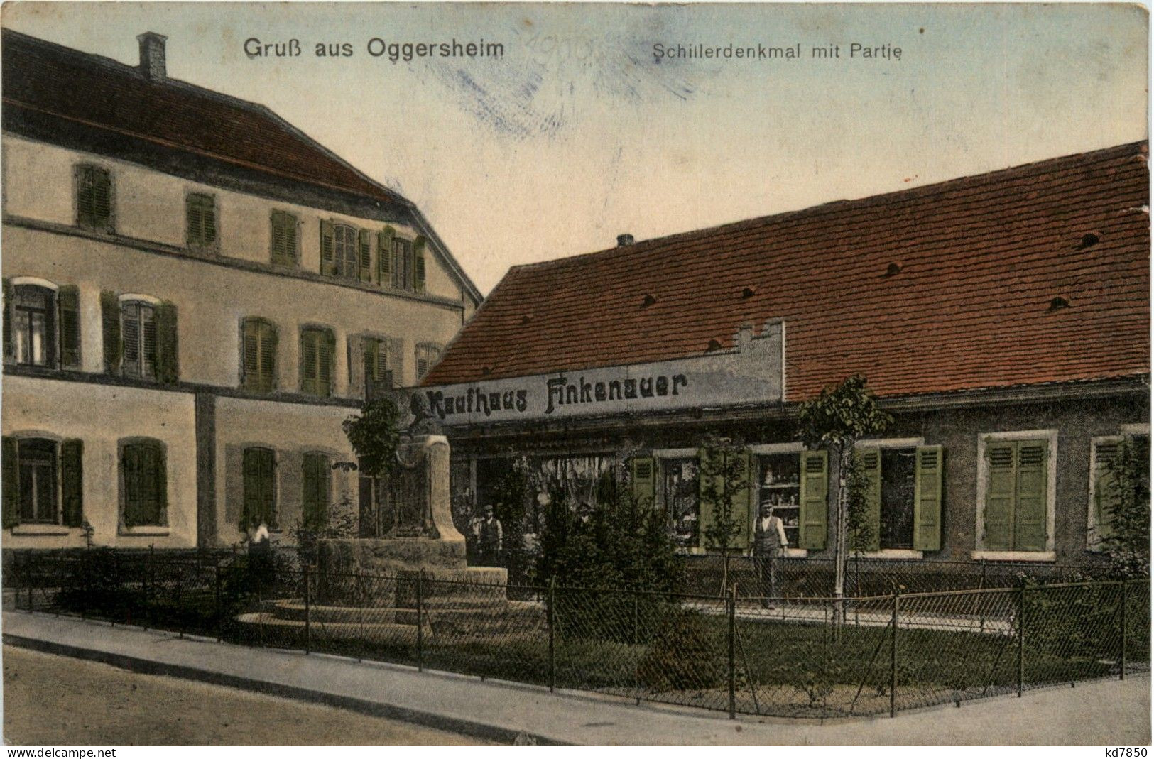 Gruss Aus Oggersheim - Schillerdenkmal - Ludwigshafen