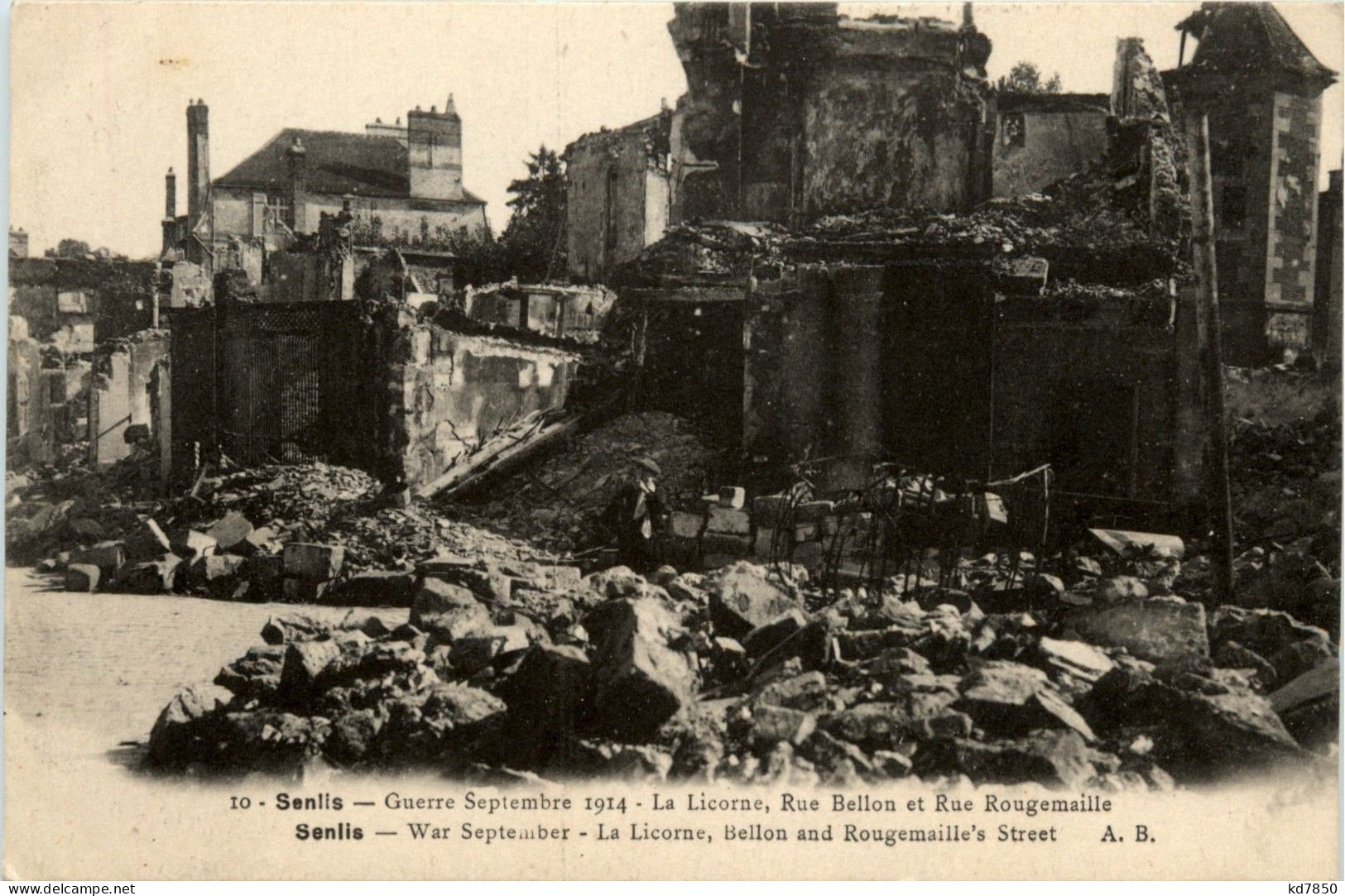 Senlis - Guerre Septembre 1914 - Senlis