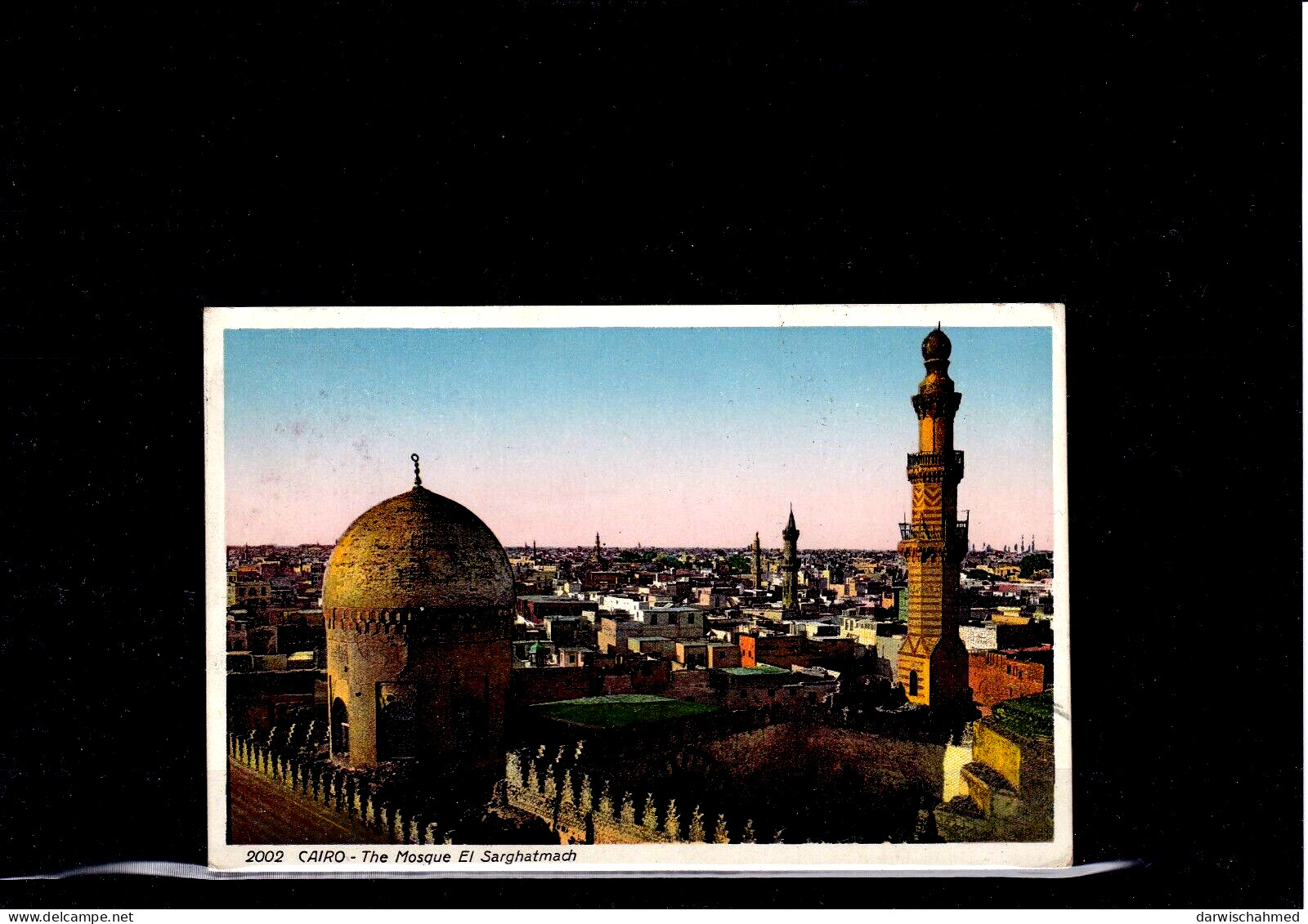 - ÄGYPTEN - EGYPT - DYNASTIE- ÄGYPTOLOGIE - ANSICHTSKARTEN - POST CARD - GEBRAUCHT 2 FOTO - Sphynx