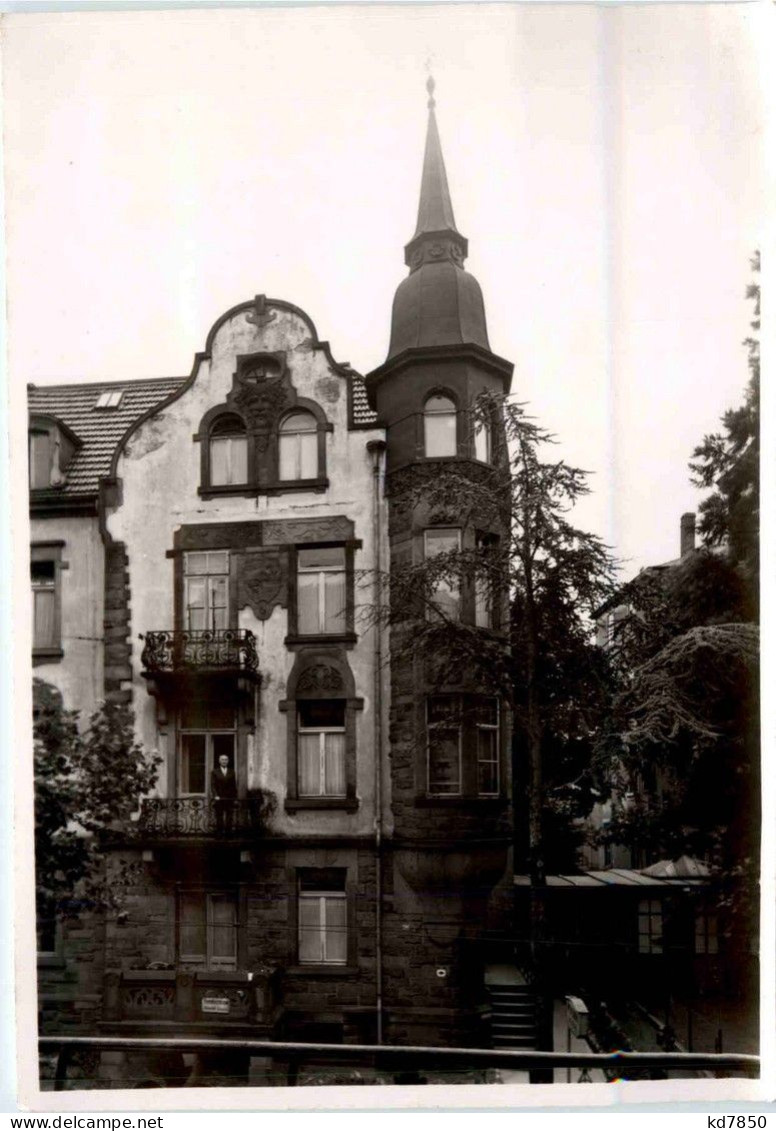Freiburg - Balkon Pension Univers - Weihnachten 1954 - Freiburg I. Br.
