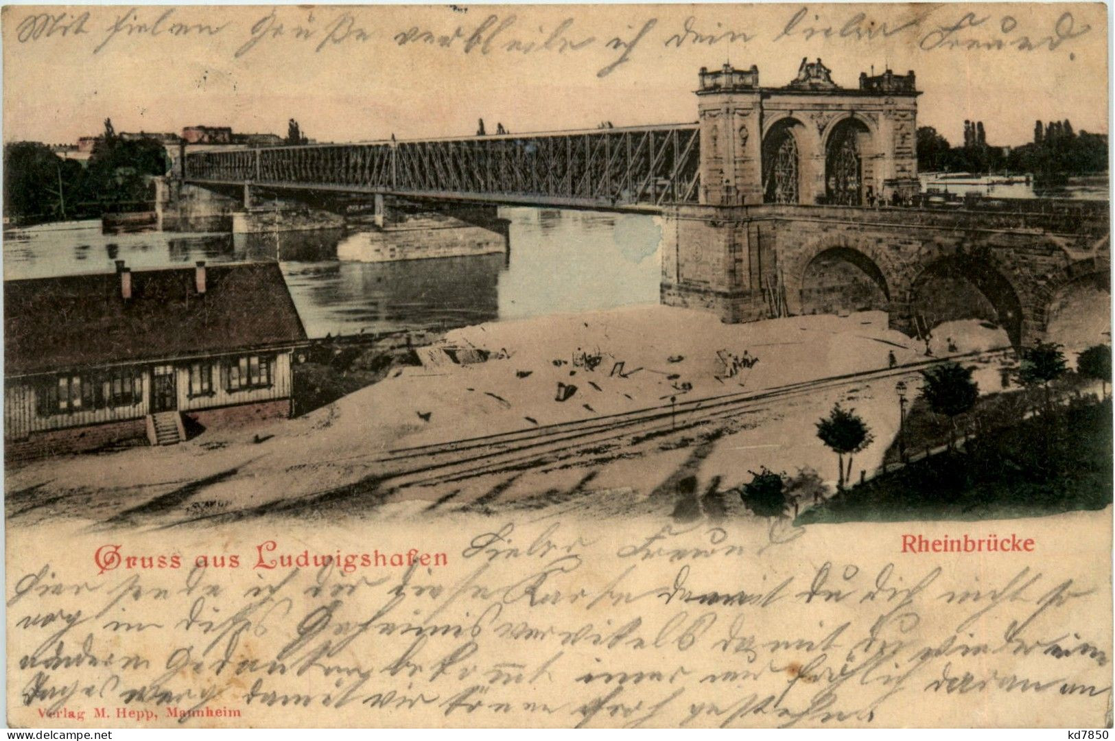 Gruss Aus Ludwigshafen - Rheinbrücke - Ludwigshafen