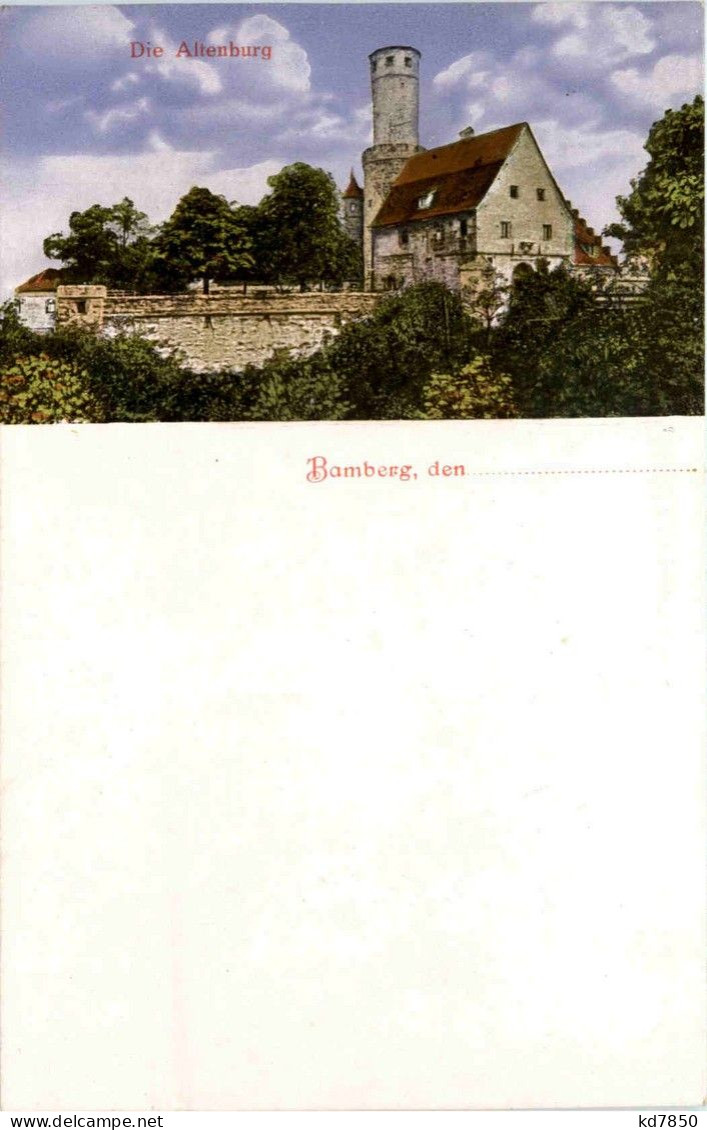 Bamberg - Altenburg - Bamberg