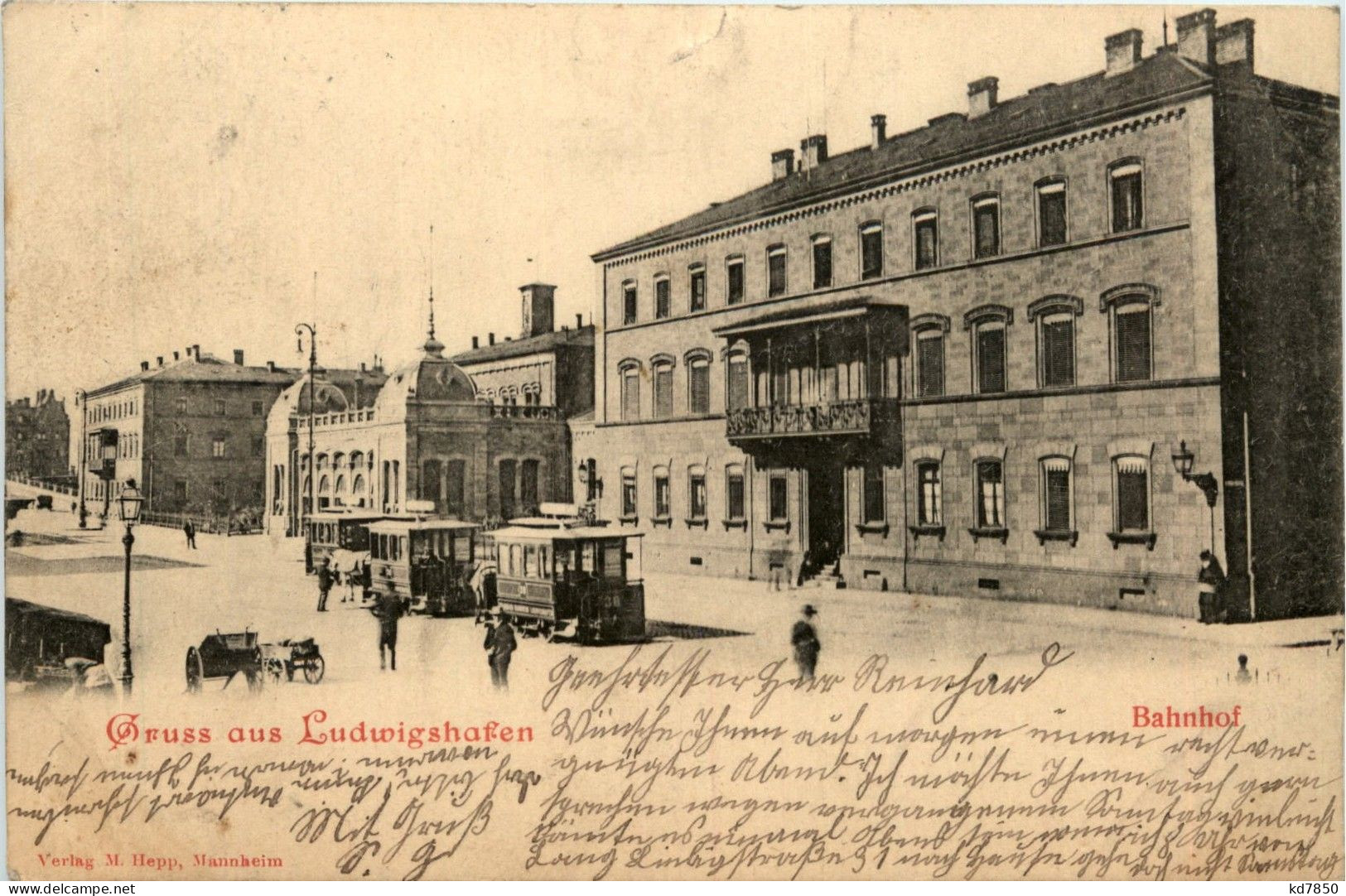 Gruss Aus Ludwigshafen - Bahnhof - Strassenbahn - Ludwigshafen