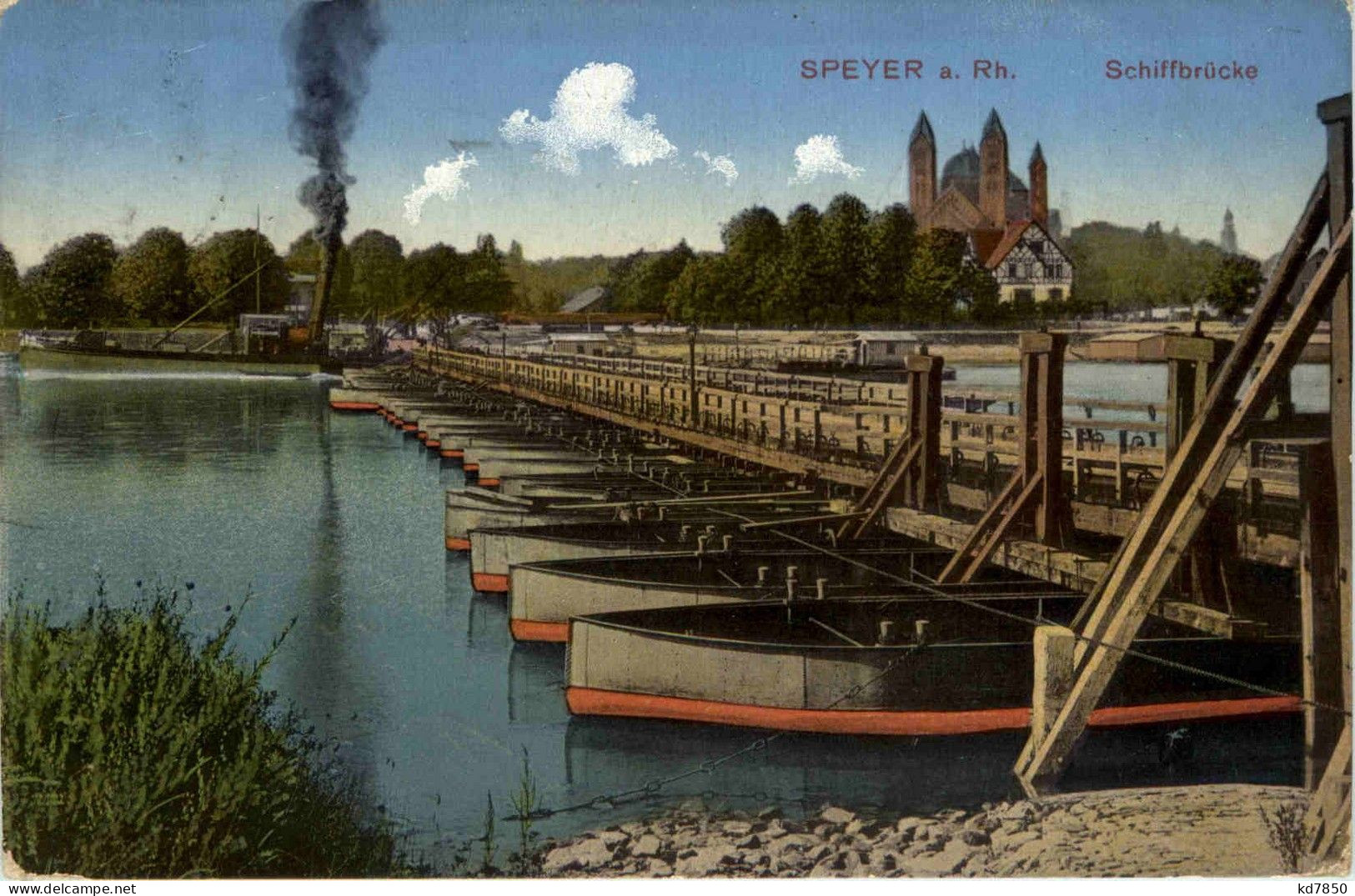 Speyer - Schiffbrücke - Speyer