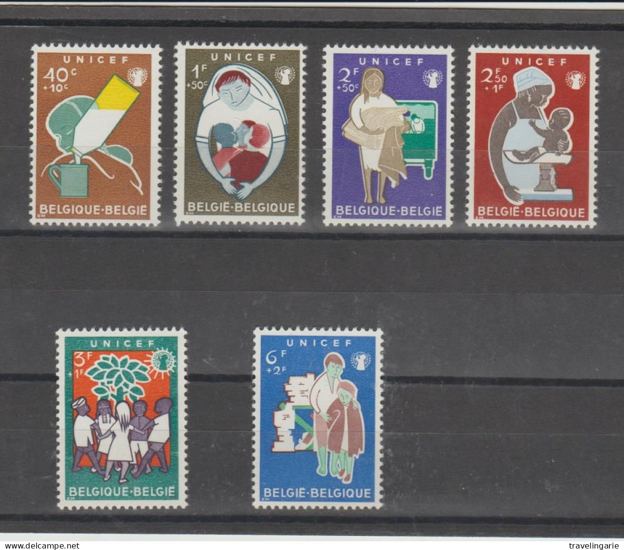 Belgium 1960 UNICEF Children Fund Of The United Nations MNH ** - Unused Stamps