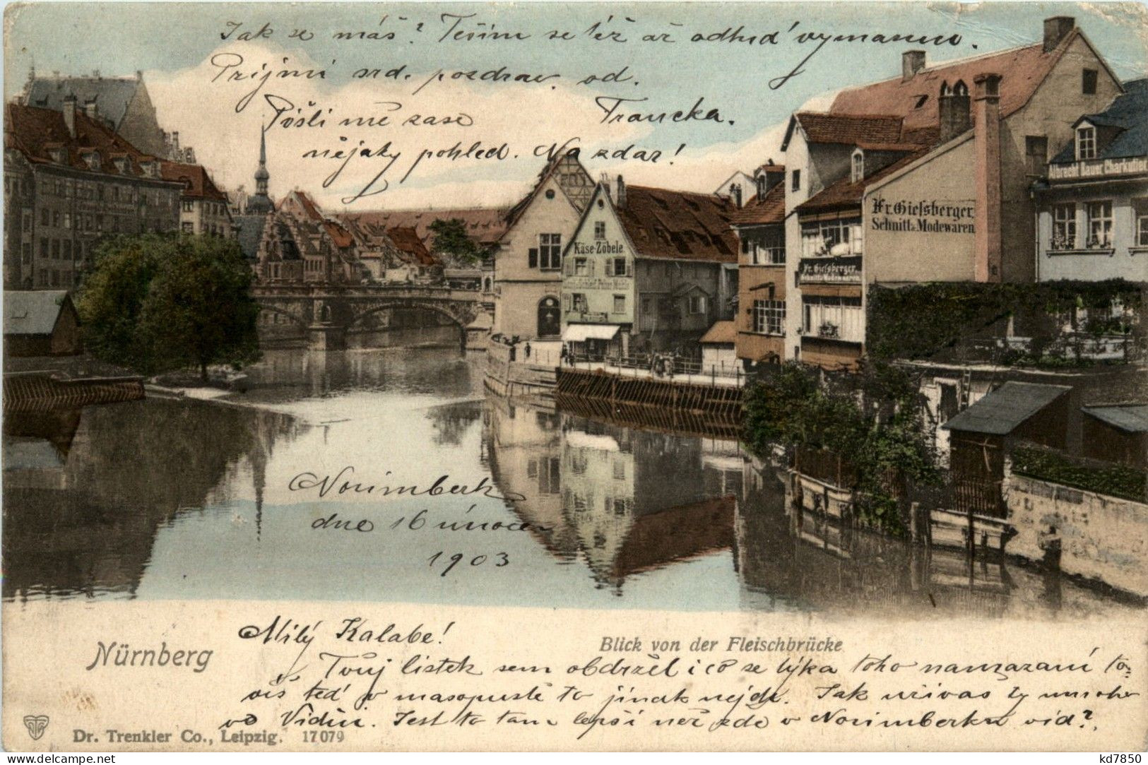 Nürnberg - Blick Von Der Fleischerbrücke - Nuernberg