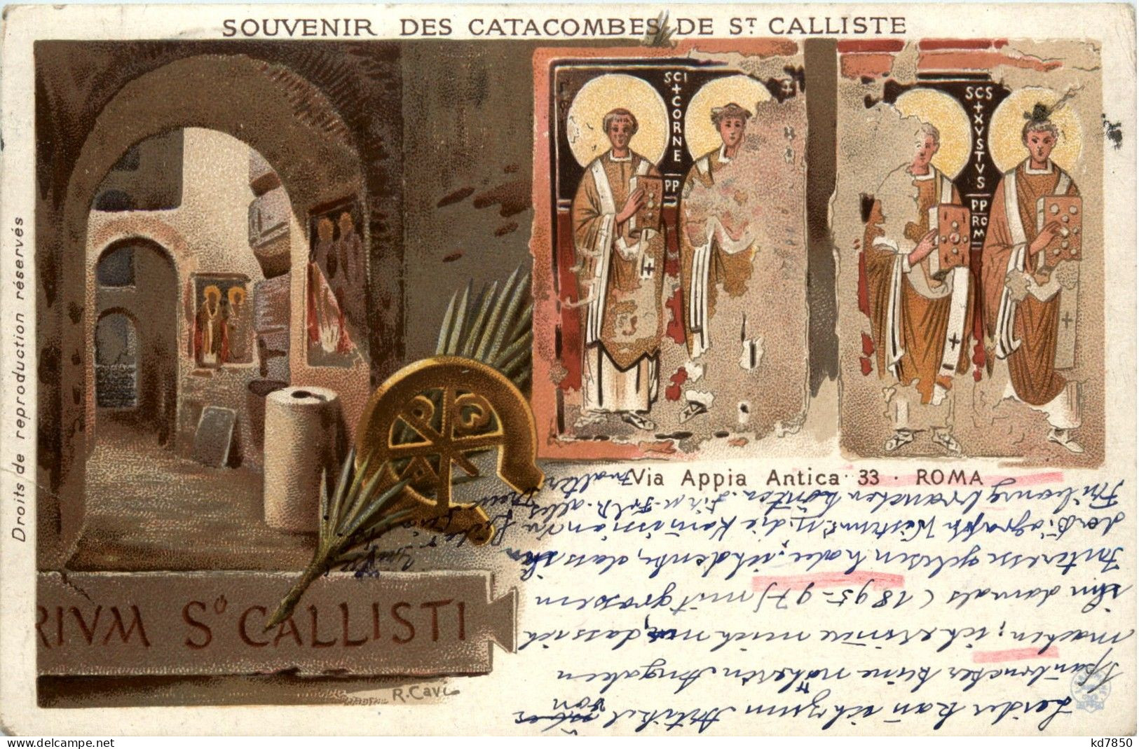 Roma - Souvenir Des Catacombes De St. Calliste - Altri & Non Classificati