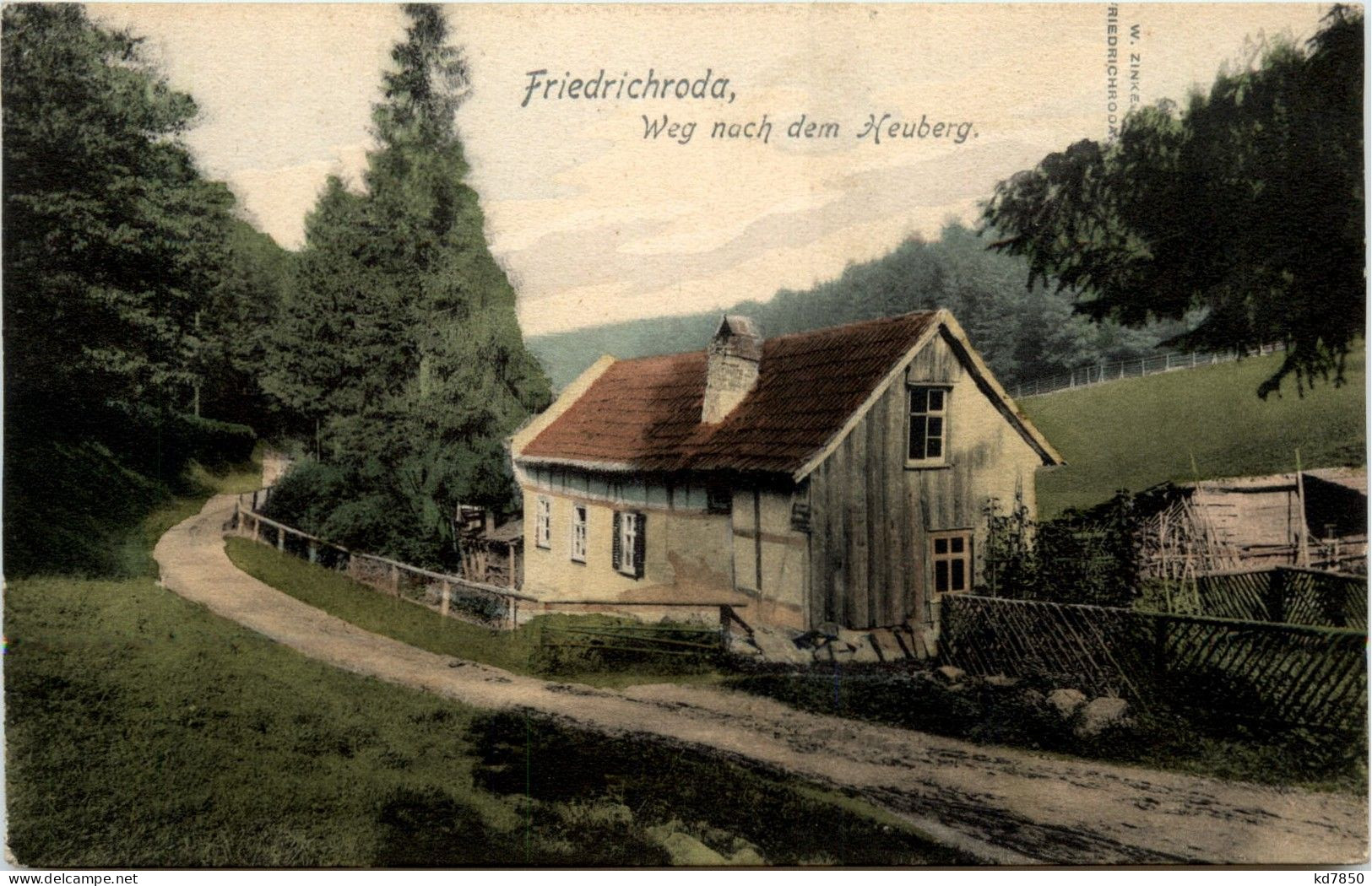 Friedrichroda - Weg Nach Dem Heuberg - Friedrichroda