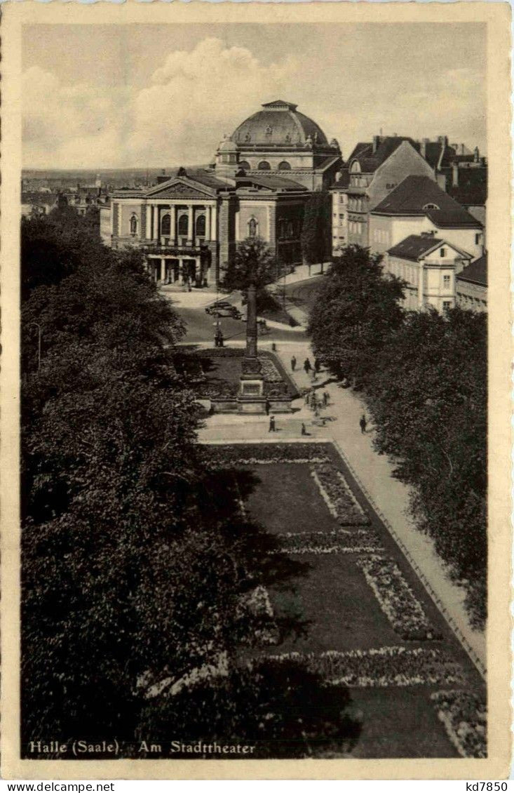 Halle Saale - Am Stadttheater - Halle (Saale)