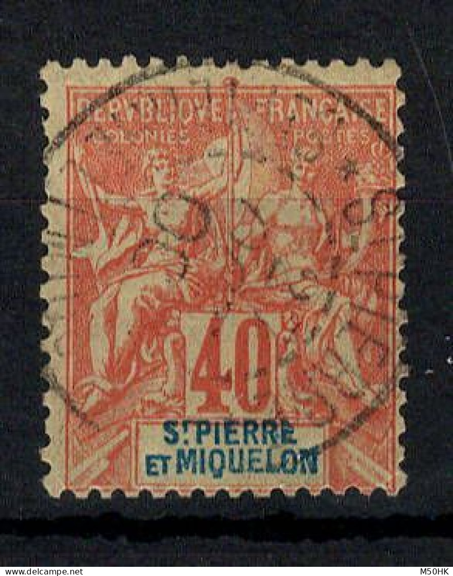 SPM - YV 68 Oblitéré Plein Centre , Cote 12+ Euros - Used Stamps