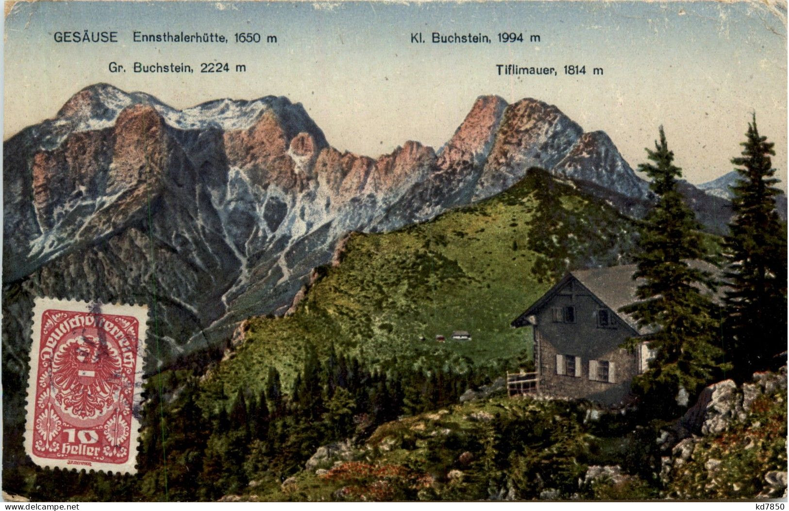 Gesäuse, Ennsthalerhütte, Gr. Buchstein, Kl.Buchstein, Tiflimauer - Gesäuse