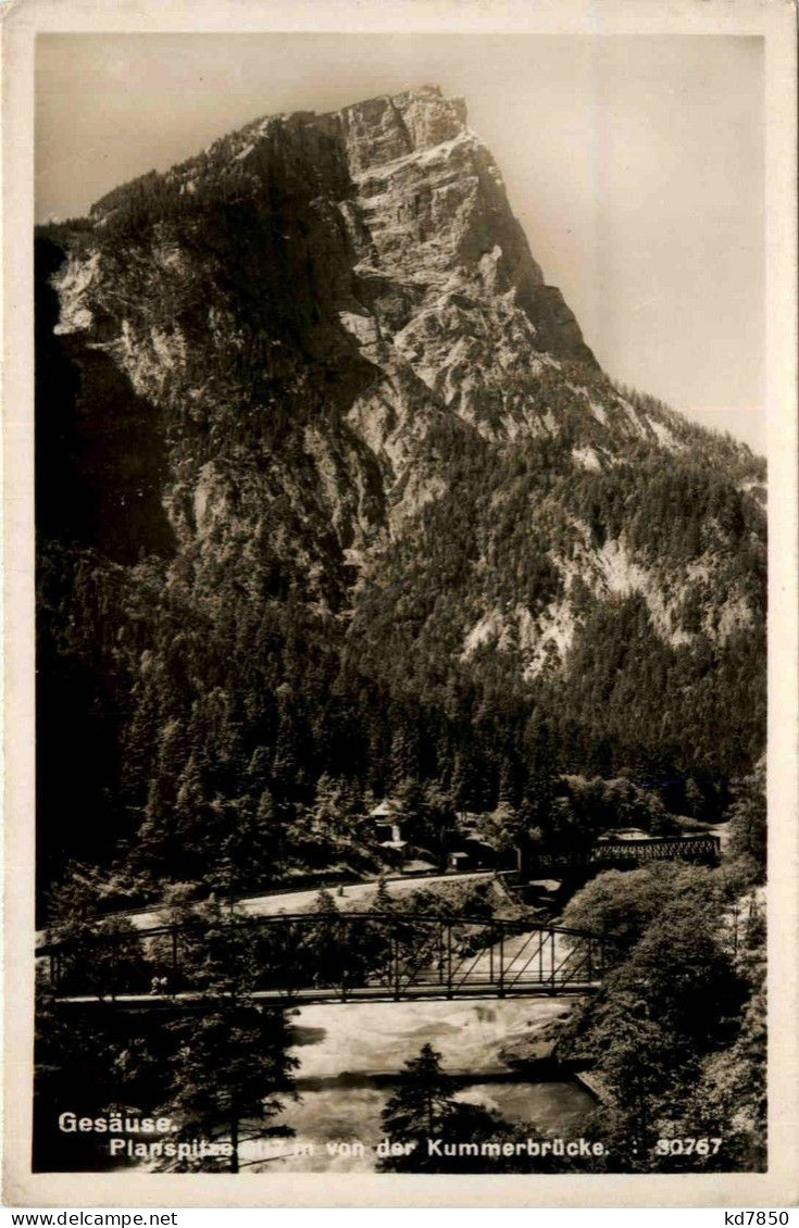 Gesäuse/Steiermark - Gesäuse, Planspitze Von Der Kummerbrücke - Gesäuse