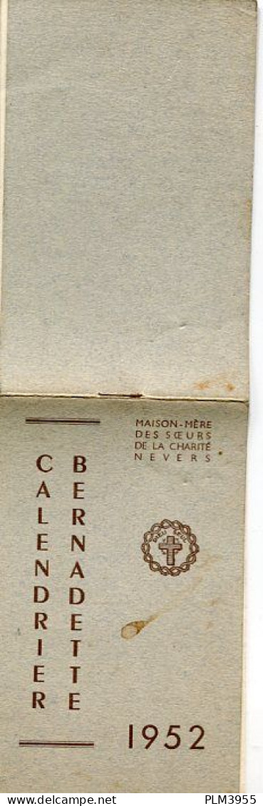 7 Calendriers 1948 1952 1911 1977 1950 1949 1912 Bernadette Nevers Stoffel Boymond Georges Rives Confiseur Chocolatier L - Klein Formaat: 1941-60