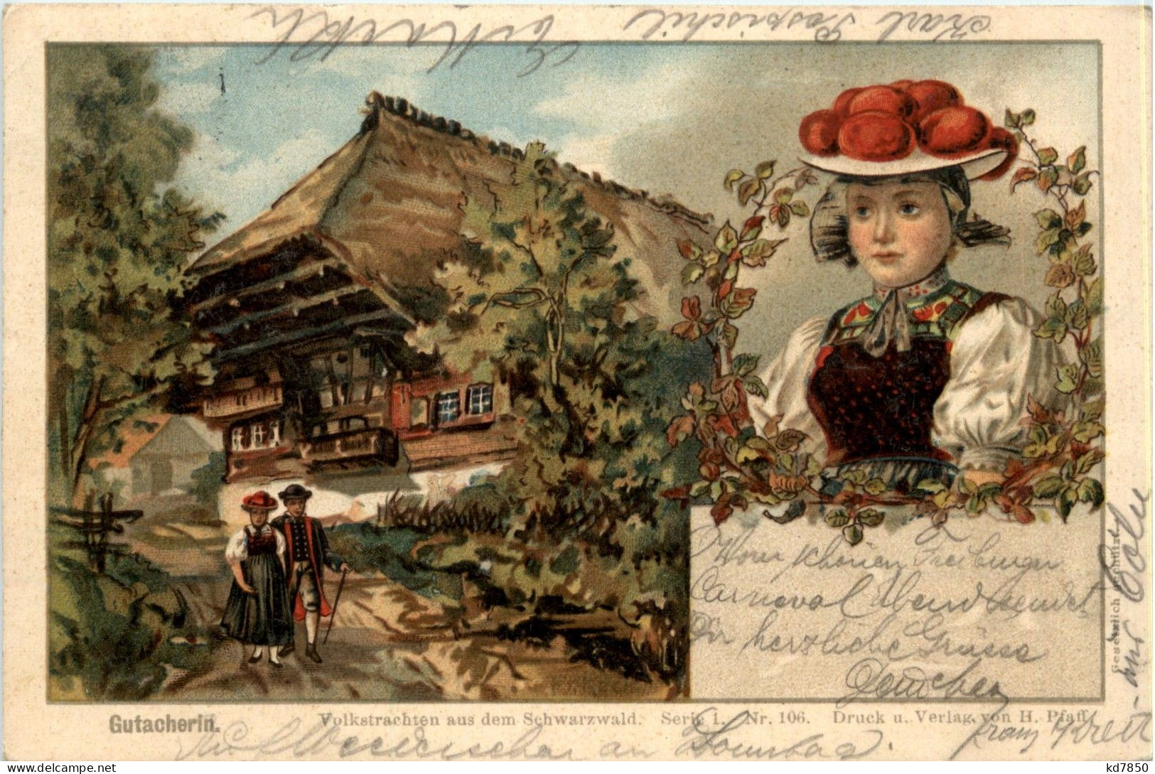 Gutacherin - Litho - Gutach (Breisgau)