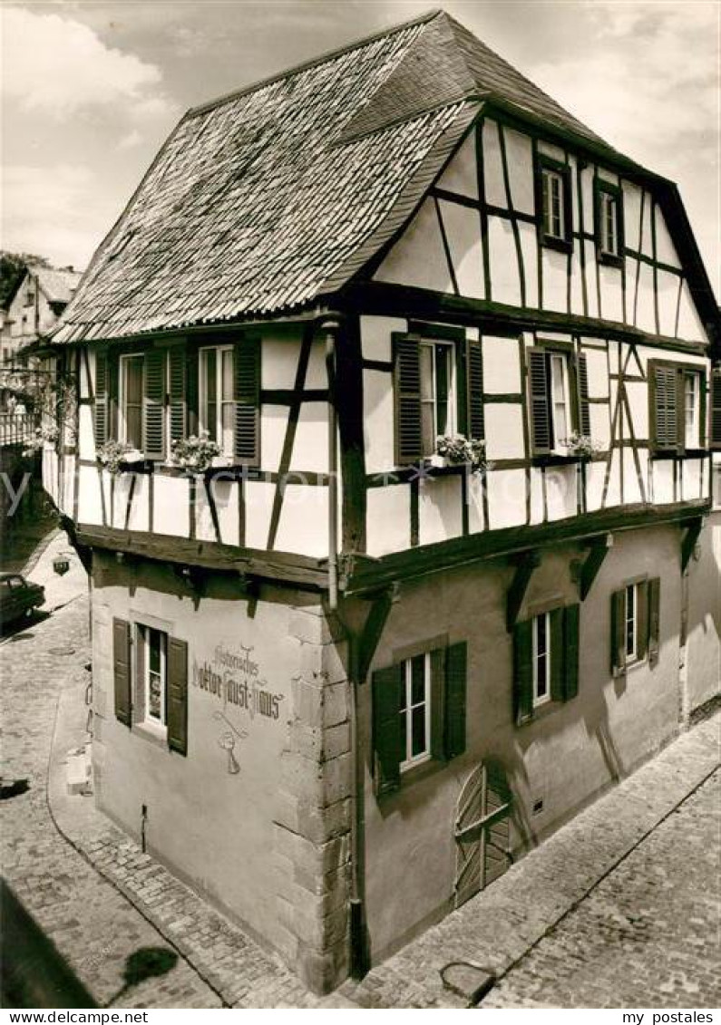 73336186 Bad Kreuznach Historisches Dr Faust Haus Fachwerkhaus Bad Kreuznach - Bad Kreuznach