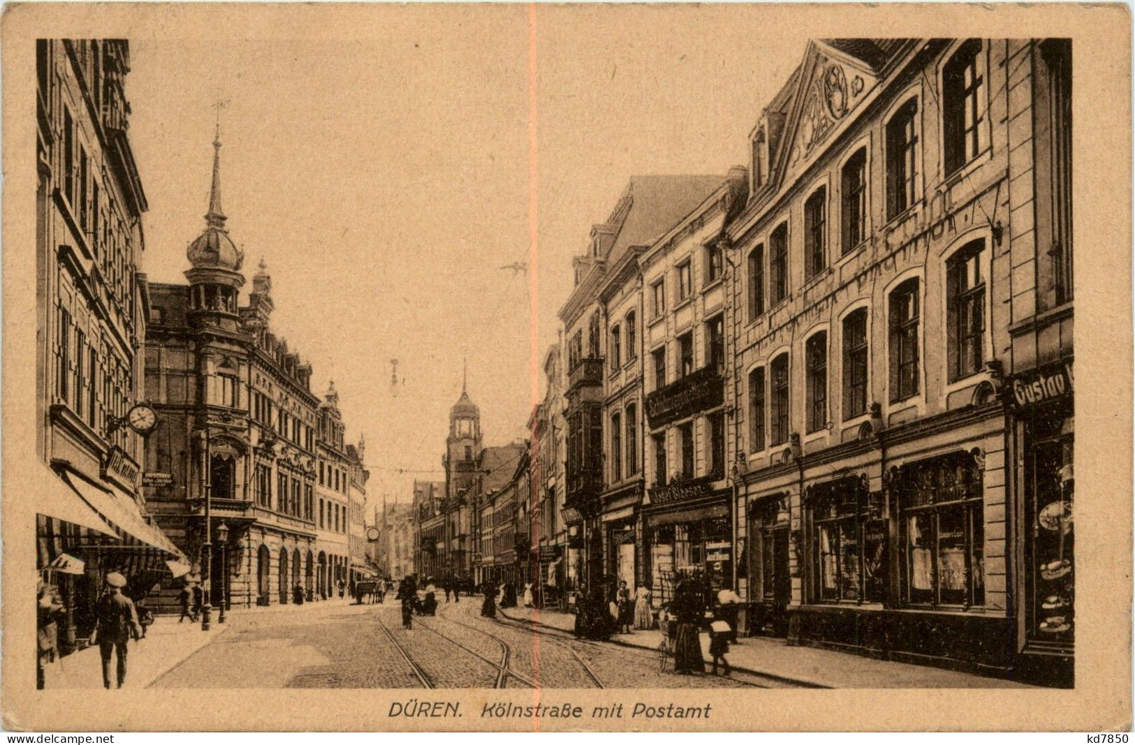 Düren - Kölnstrasse Mit Postamt - Düren