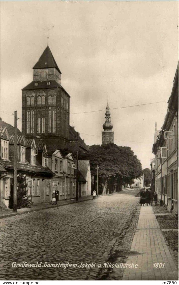 Greifswald - Domstrasse - Greifswald