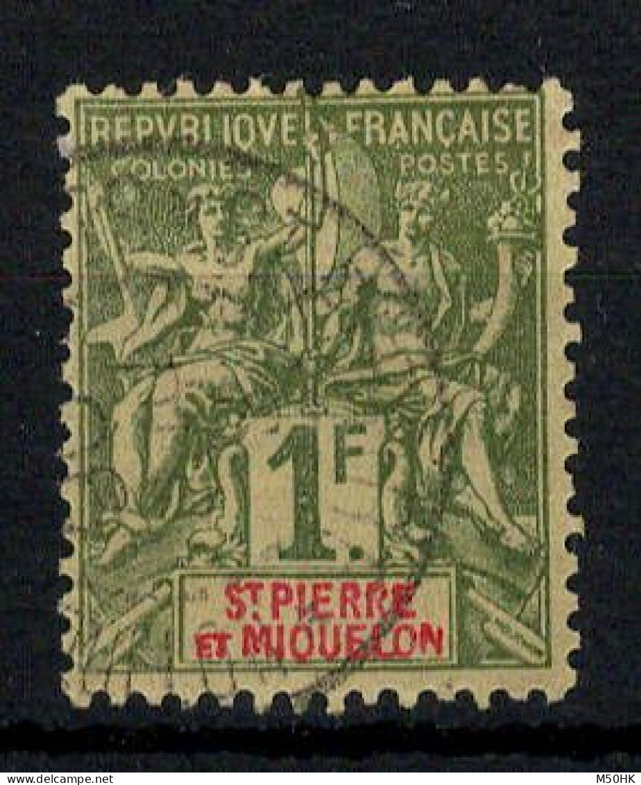 SPM - YV 71 Bien Oblitéré , Cote 33 Euros - Used Stamps