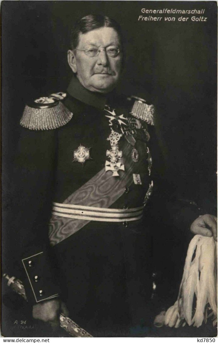 Generalfeldmarschall Freiherr Von Der Goltz - Politieke En Militaire Mannen