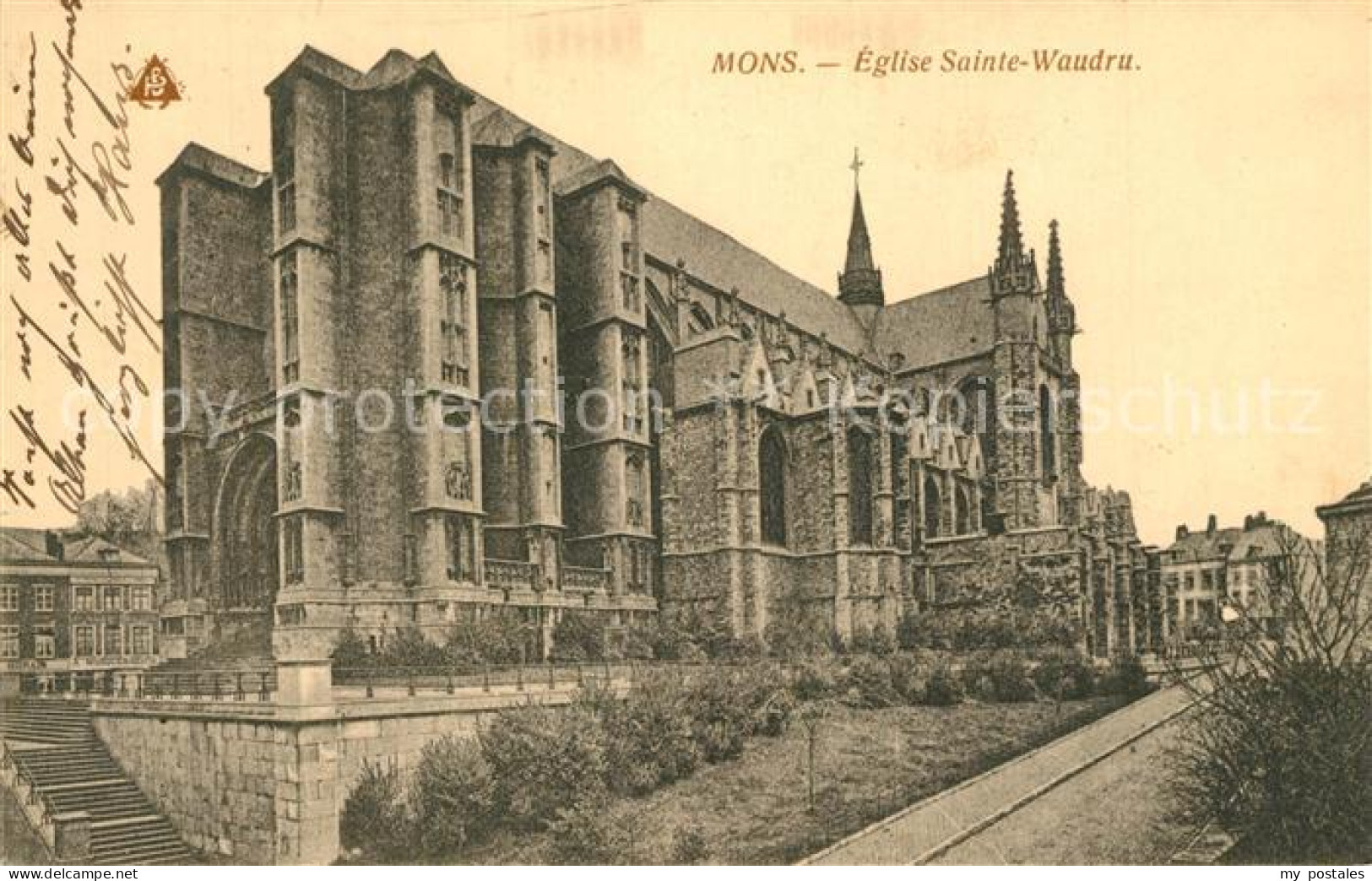73336119 Mons Hainaut Eglise Sainte Waudru Mons Hainaut - Mons