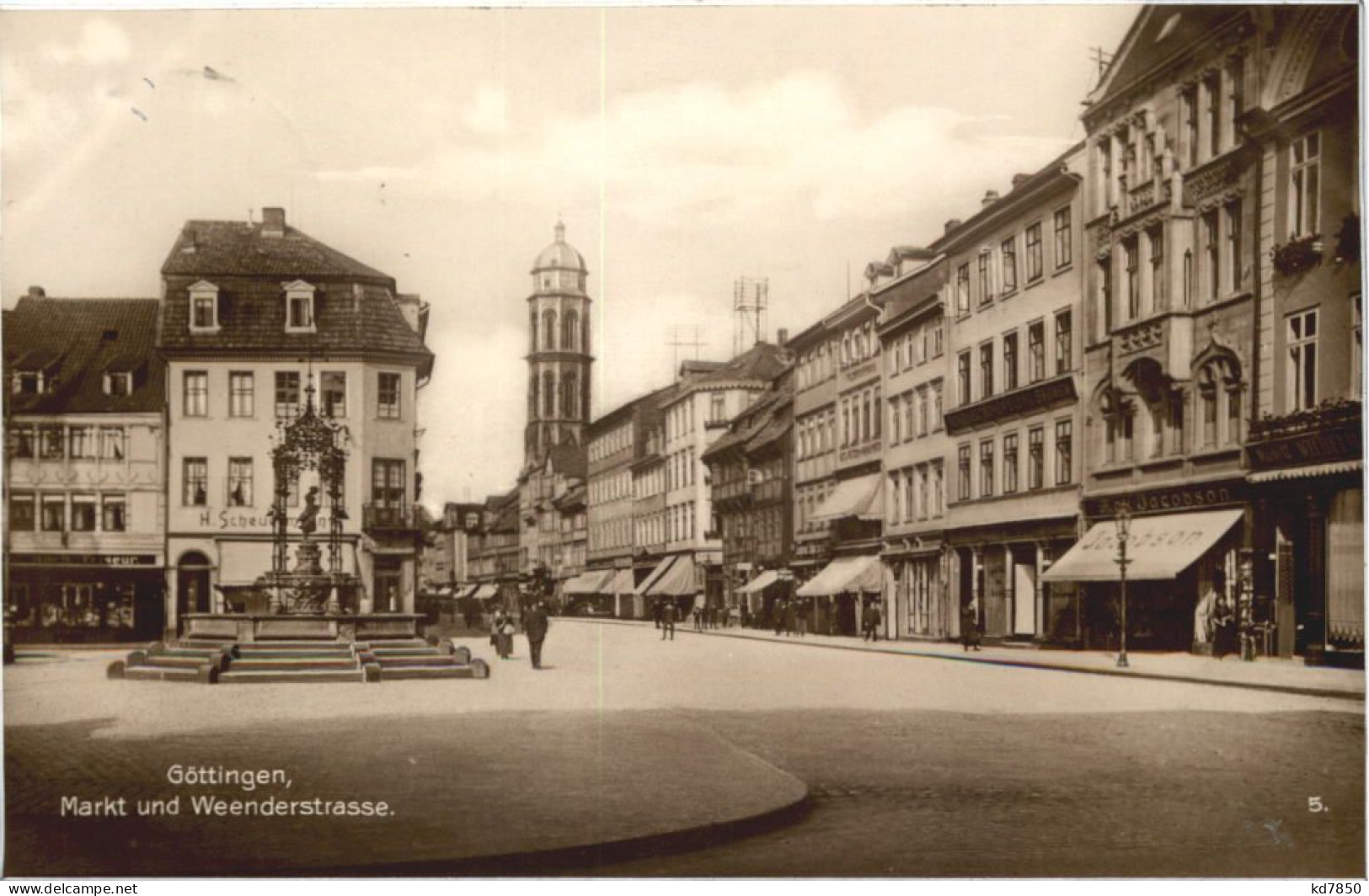 Göttingen - Markt Und Weenderstrasse - Göttingen