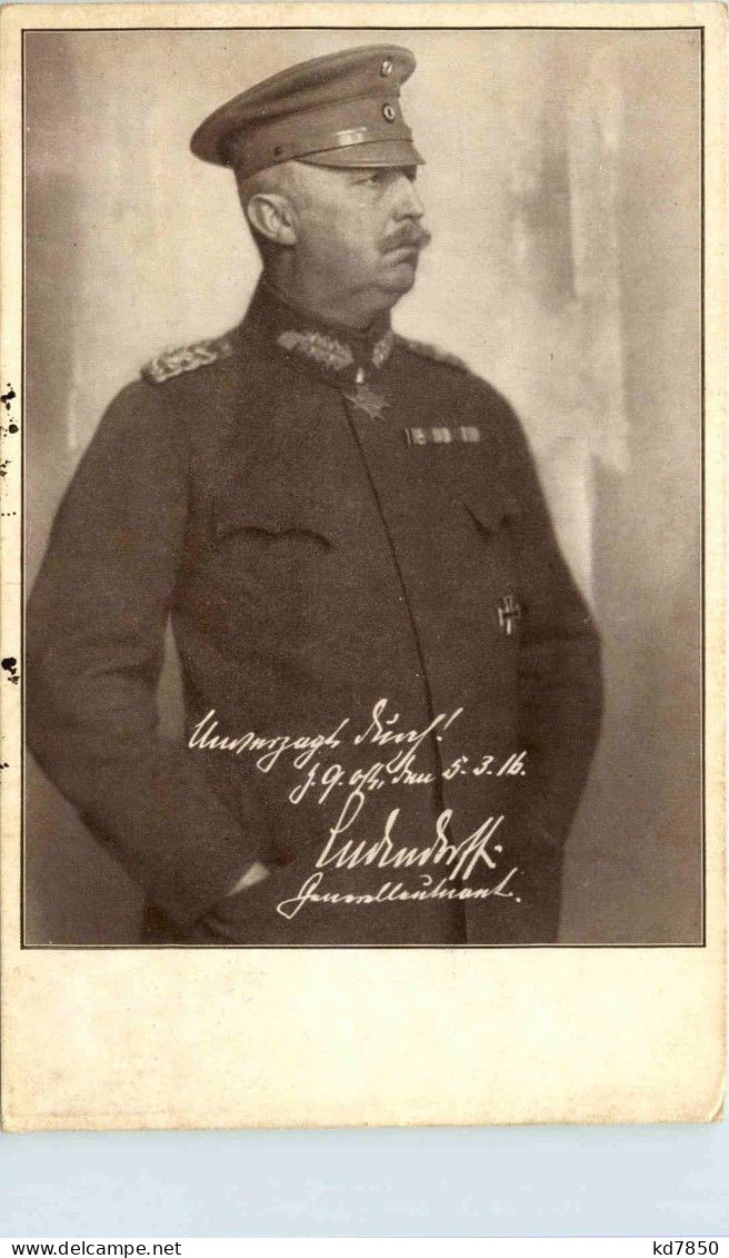 Generalleutnant Ludendorff - Hombres Políticos Y Militares